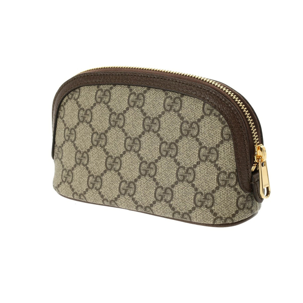 Gucci Gray Cosmetic Clutch Ophidia Gray